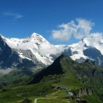 Jungfrau, područje masivnih ledenjaka